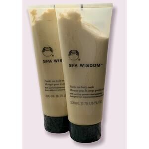 The Body Shop 2 bottles Spa Wisdom Purify Me Body Mask 6.75 new rare